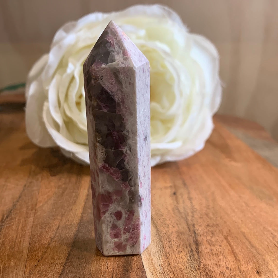 PLUM BLOSSOM TOURMALINE POINTS