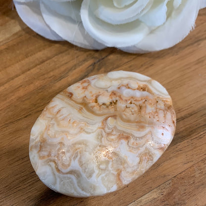 YELLOW CACITE HEARTS & PALMSTONES (WITH UV REACTION)