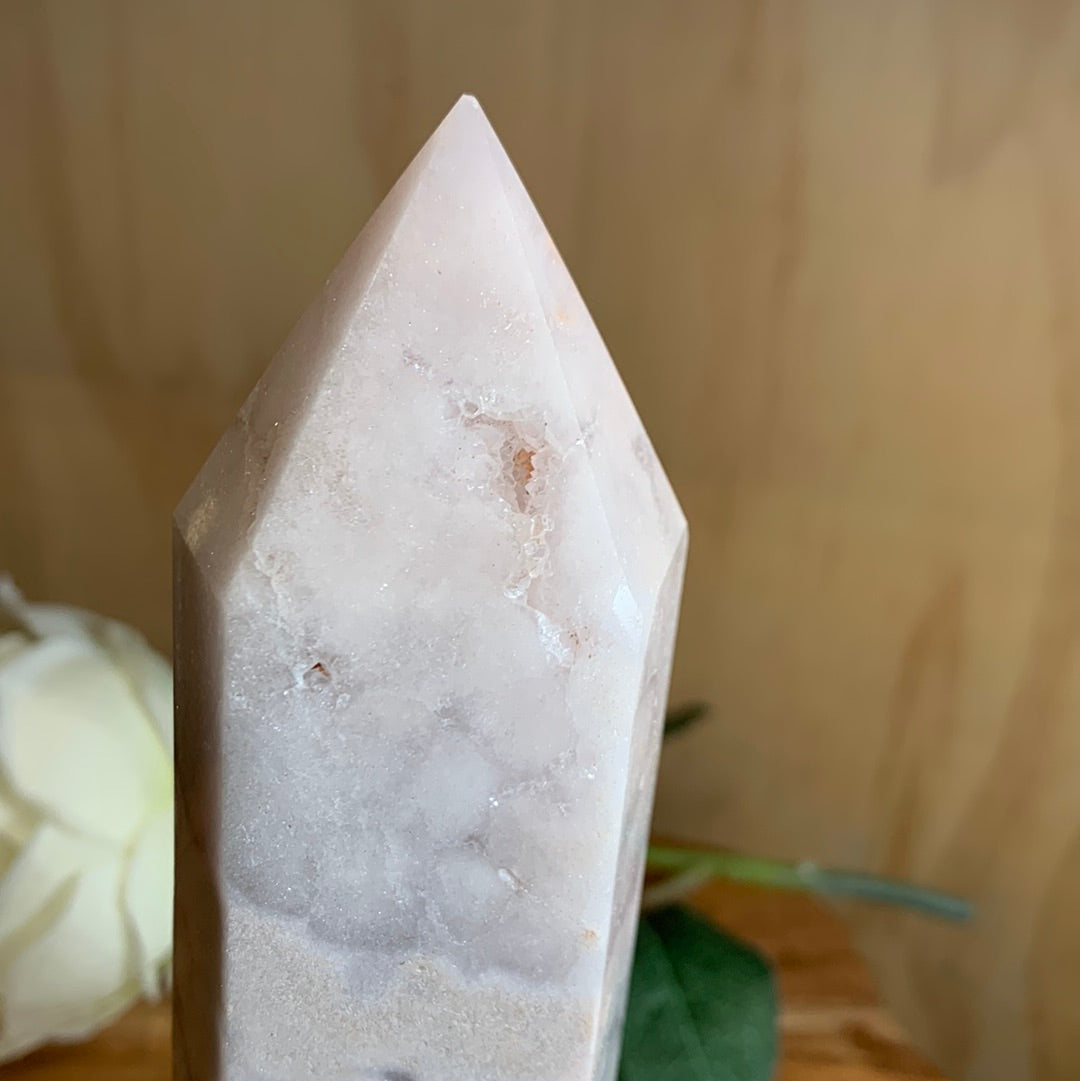 PINK AMETHYST TOWERS (LARGE)