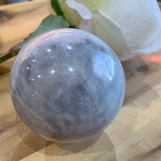 BLUE CALCITE SPHERES