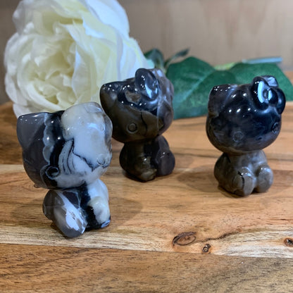VOLCANO AGATE HELLO KITTYS