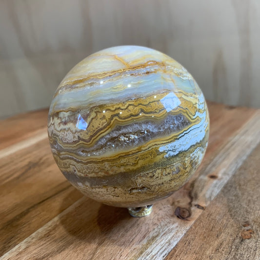 MEXICAN CRAZY LACE AGATE SPHERE