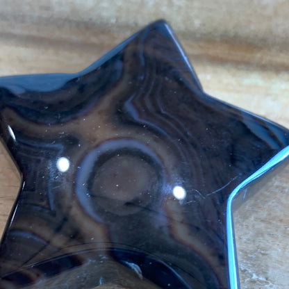 AGATE STAR WITH AMAZING PATTERNS