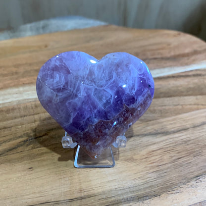 AMETHYST WITH MEXICAN AGATE HEARTS