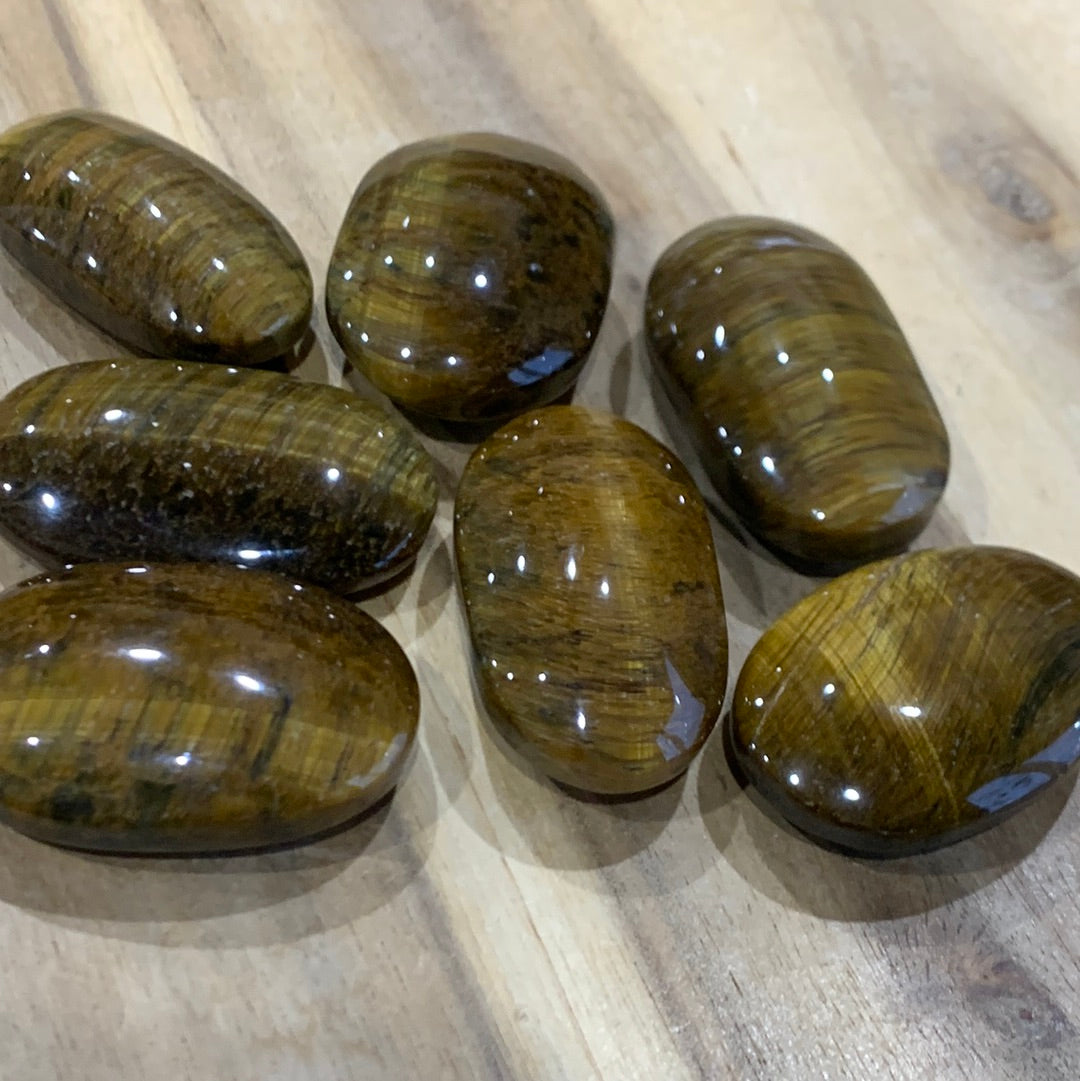 TIGERS EYE PALMSTONES