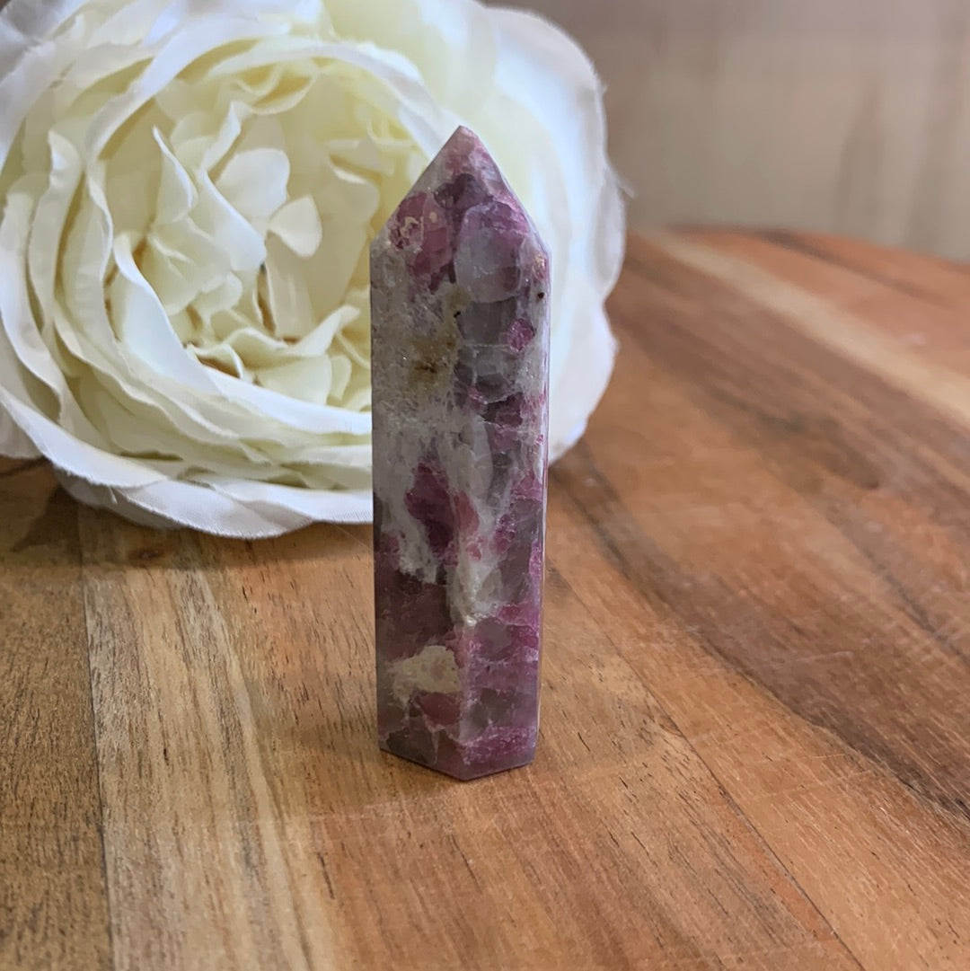 PLUM BLOSSOM TOURMALINE POINTS