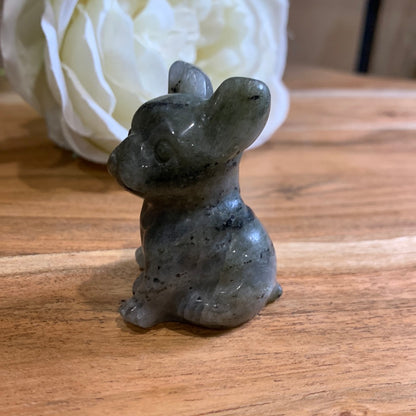 LABRADORITE FRENCH DOG
