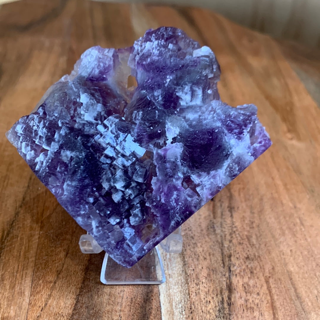 FLUORITE SLAB WITH CUBIC STRUCTURES (SMALL)