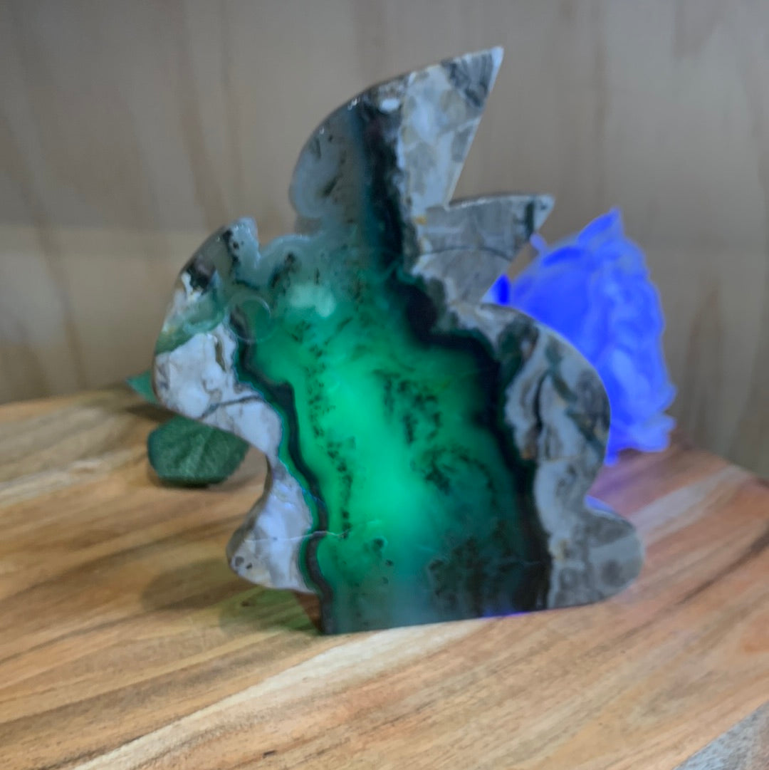 VOLCANO AGATE RABBIT (LARGE)