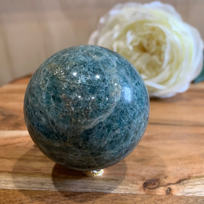 GREEN APATITE SPHERES