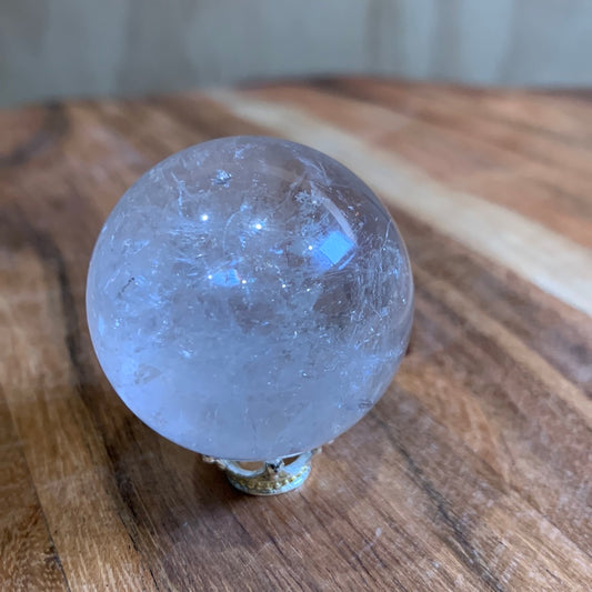 CLEAR QUARTZ SPHERE