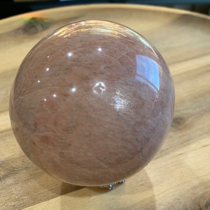 PEACH MOONSTONE SPHERES