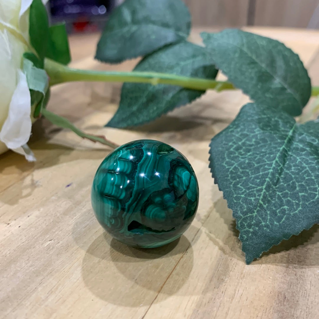 MALACHITE SPHERES (SMALL)