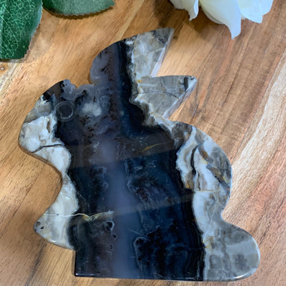 VOLCANO AGATE RABBIT (LARGE)