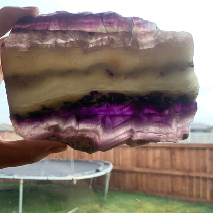 FLUORITE SLICE/SLAB