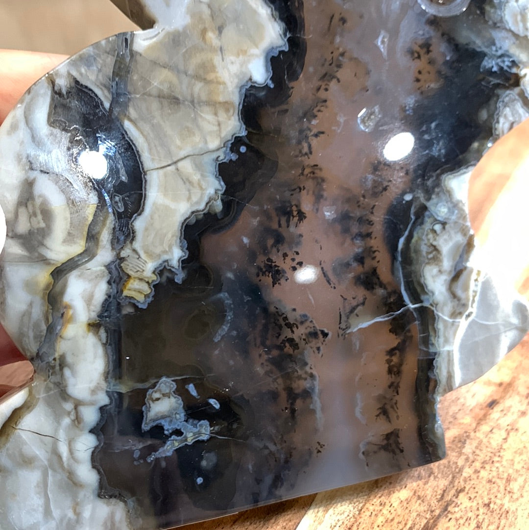 VOLCANO AGATE RABBIT (LARGE)