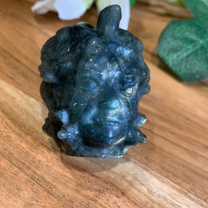 LABRADORITE MEDUSA HEAD
