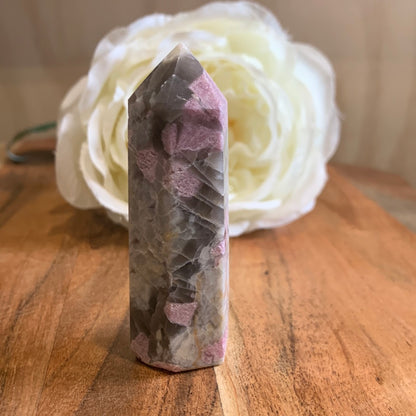 PLUM BLOSSOM TOURMALINE POINTS
