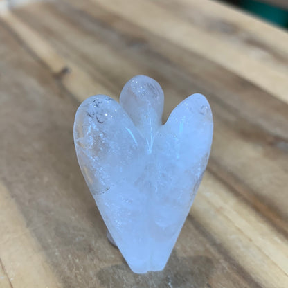 CRYSTAL ANGELS (SOME MARKS ON BOTH STILL BEAUTIFUL PRICED TO REFLECT THIS)