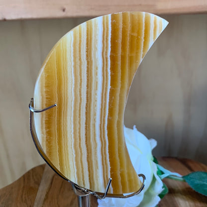 ORANGE CALCITE MOONS