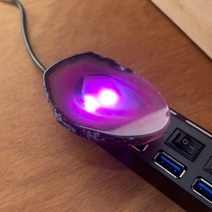 USB AGATE LAMP LIGHTS