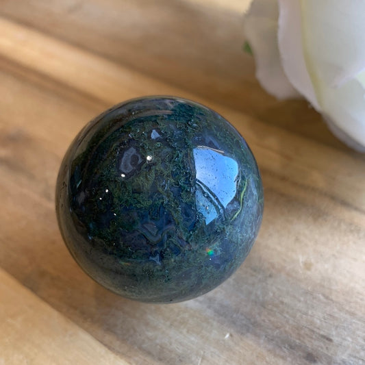 MOSS AGATE SPHERES