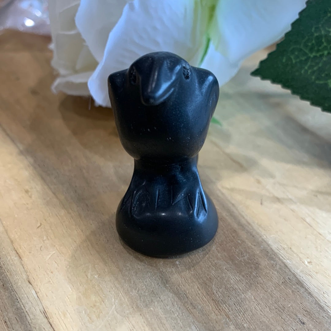 BLACK OBSIDIAN RAVEN (SMALL)