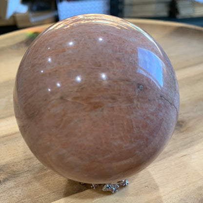 PEACH MOONSTONE SPHERES