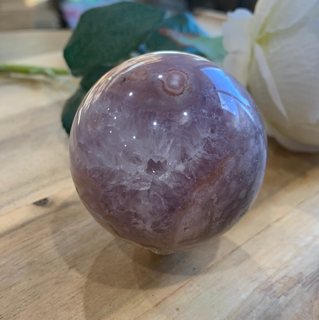 SPECIAL AMETHYST FLOWER AGATE SPHERES