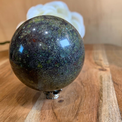 DRAGON BLOODSTONE SPHERE