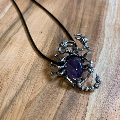 SCORPION PENDANTS (TIGERS EYE & AMETHYST)