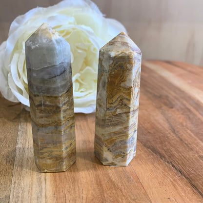 AUSTRALIAN CRAZY LACE AGATE POINTS