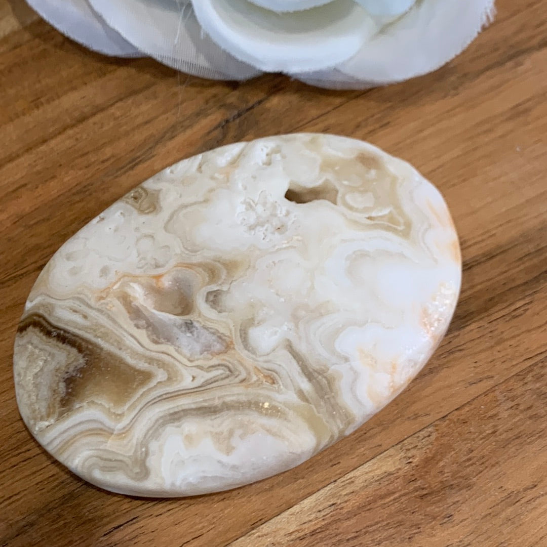 YELLOW CACITE HEARTS & PALMSTONES (WITH UV REACTION)