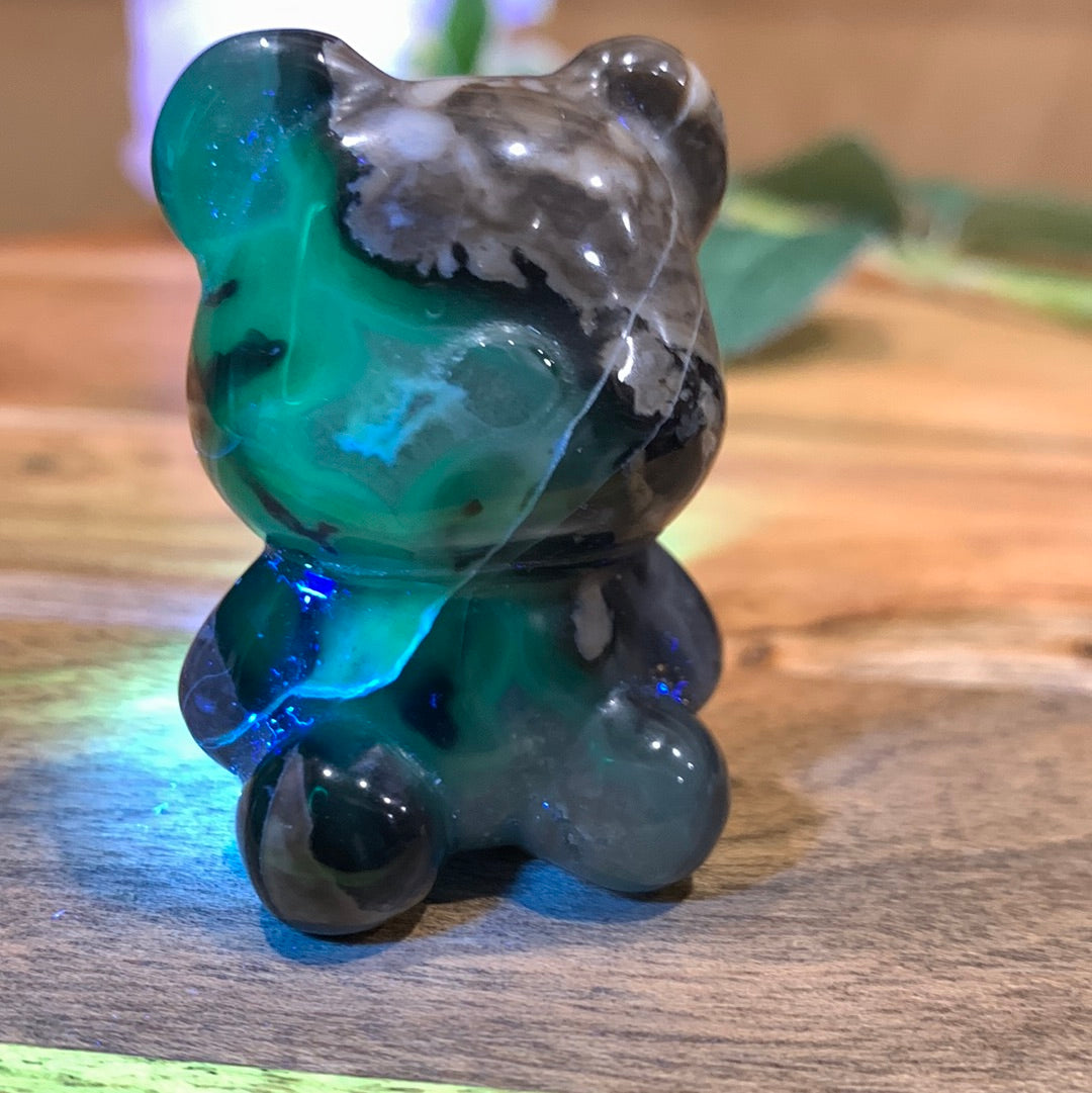 VOLCANO AGATE TEDDY BEARS