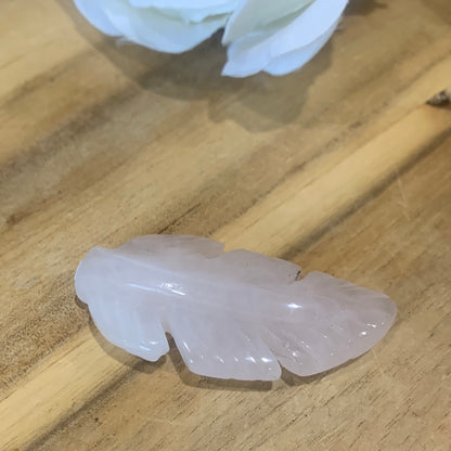 ROSE QUARTZ LEAVES