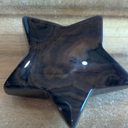 AGATE STAR WITH AMAZING PATTERNS