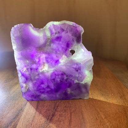 FLUORITE SLAB WITH CUBIC STRUCTURES (SMALL)