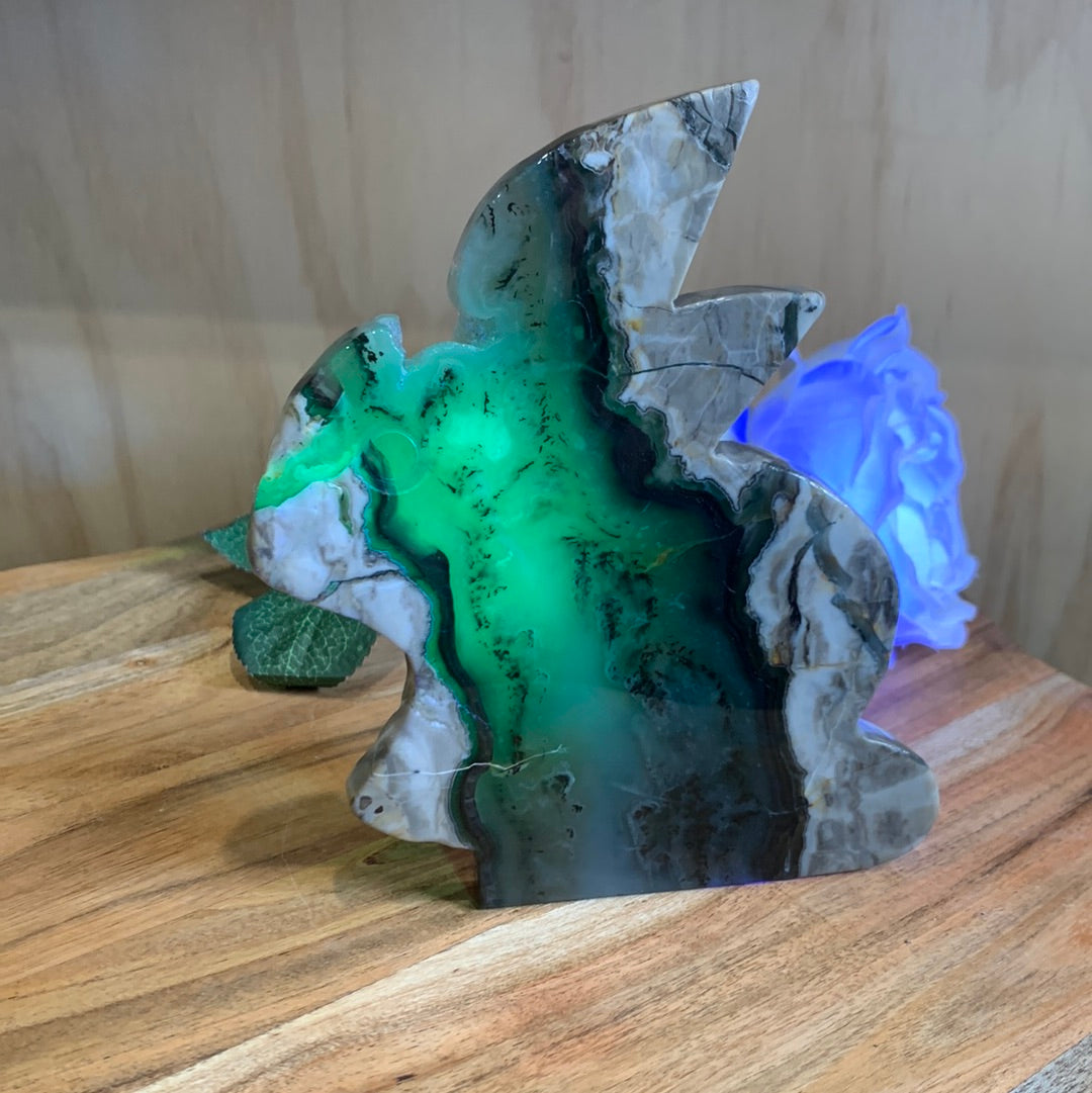 VOLCANO AGATE RABBIT (LARGE)
