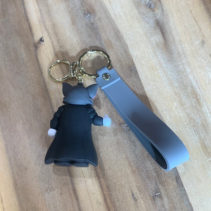 POPULAR CHARACTER  KEYRINGS WITH WRISTLET ATTACHED