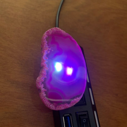 USB AGATE LAMP LIGHTS