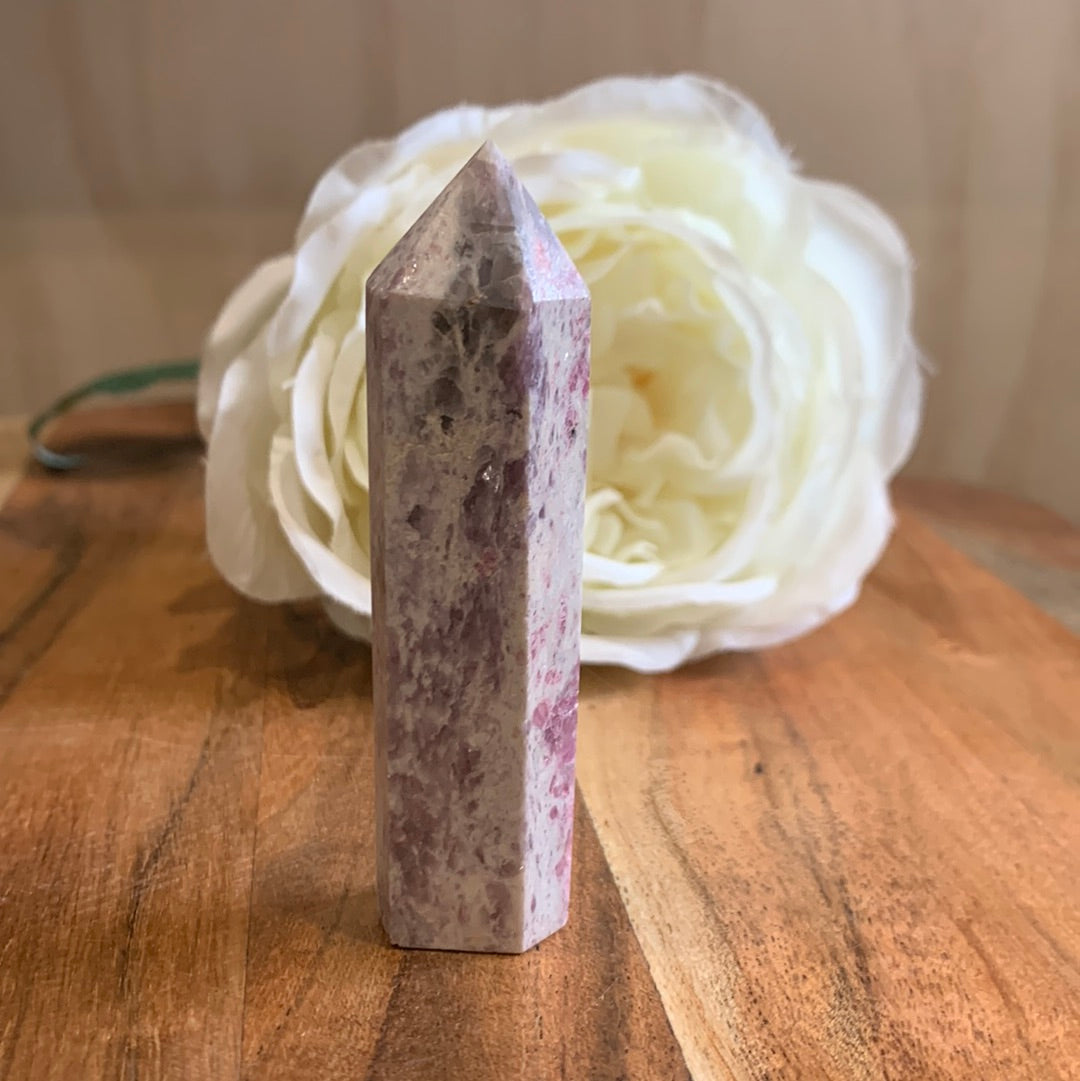 PLUM BLOSSOM TOURMALINE POINTS