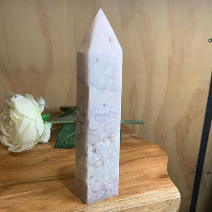 PINK AMETHYST TOWERS (LARGE)