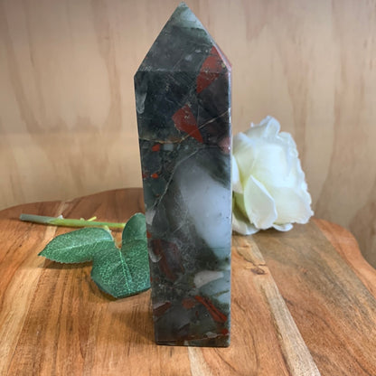 AFRICAN BLOODSTONE TOWER