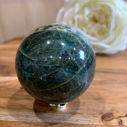 GREEN APATITE SPHERES