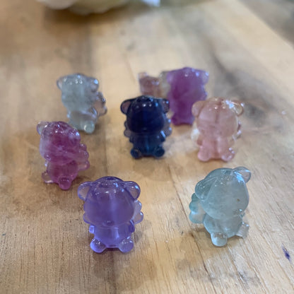 FLUORITE MINI CARVINGS