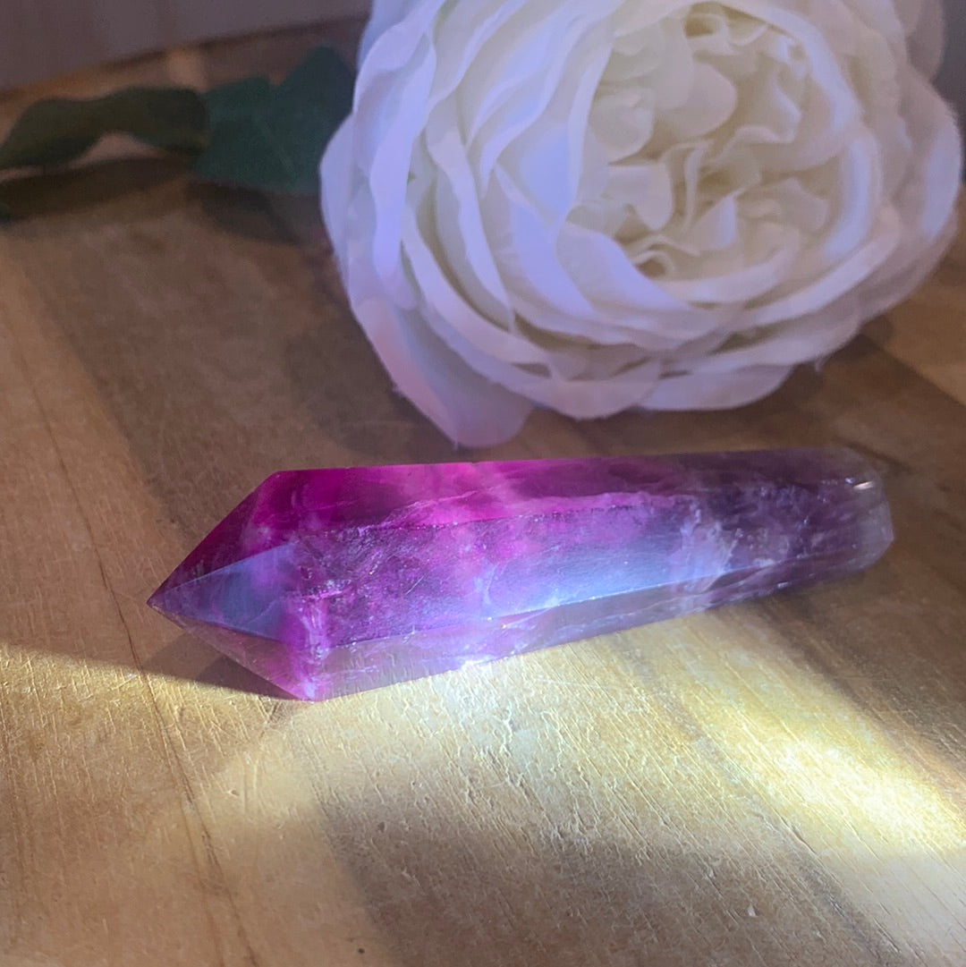 PURPLE FLUORITE WAND