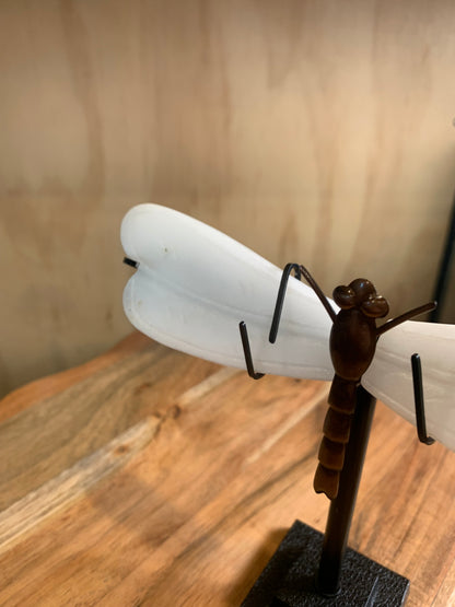 WHITE JADE DRAGON FLY