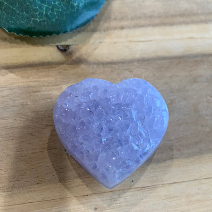 BLUE LACE AGATE HEARTS