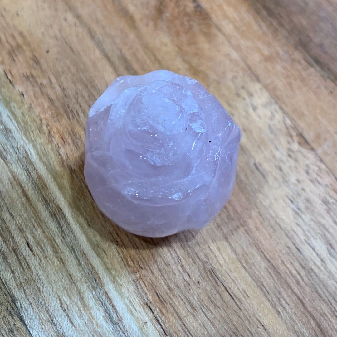 ROSE QUARTZ ROSE HEAD