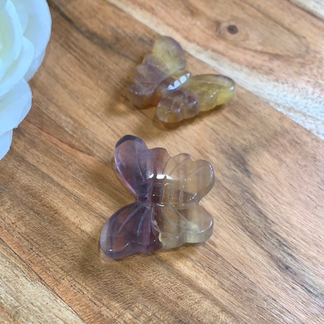 CRYSTAL BUTTERFLIES SMALL & LARGE